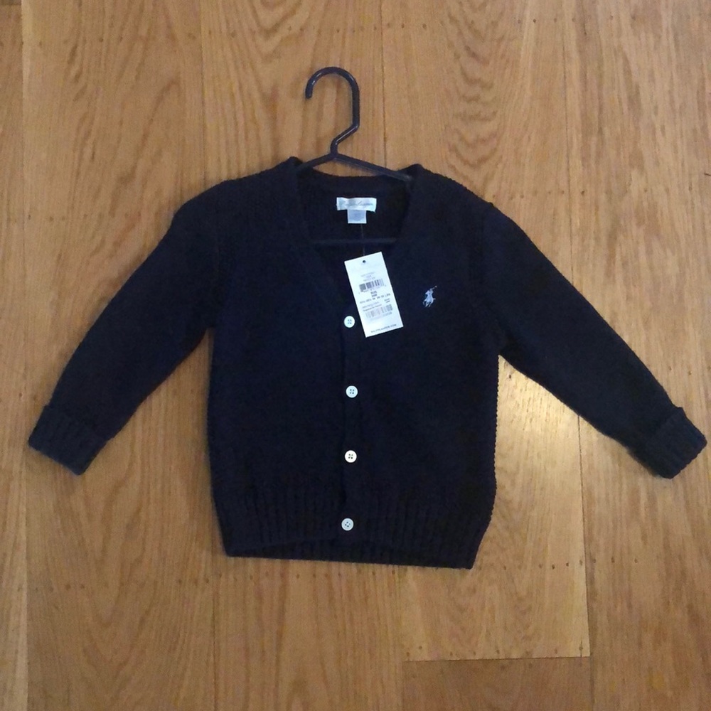 Ralph Lauren Baby Boys Cotton Cardigan Sweater